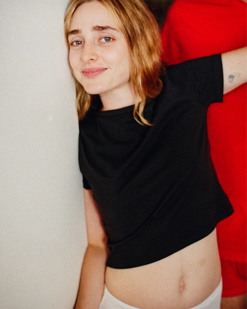 Organic Cotton Mini Crop Top