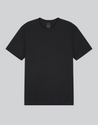 men's black organic cotton t-shirt plastic free compostable