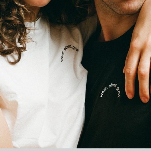 WEAR.PLANT.GROW. UNISEX ORGANIC COTTON T-SHIRT