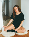 organic cotton sleep tshirt sleep shirt organic supima cotton synthetic free