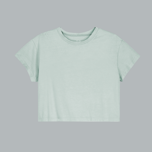 Compostable Organic Cotton Crop 'Crop' Top