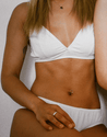 organic cotton triangle bra organic cotton bralette synthetic free plastic free