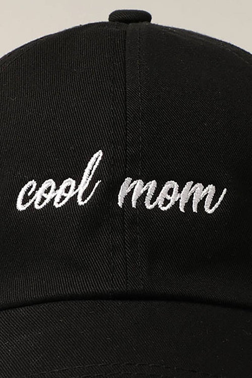 COOL MOM Embroidery Baseball Hat