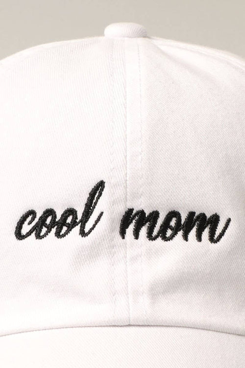 COOL MOM Embroidery Baseball Hat