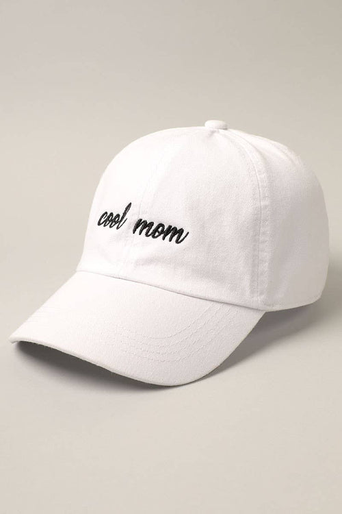 COOL MOM Embroidery Baseball Hat