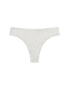 organic cotton thong grey cotton thong synthetic free thong plastic free thong gray