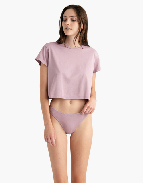 Compostable Organic Cotton Crop 'Crop' Top
