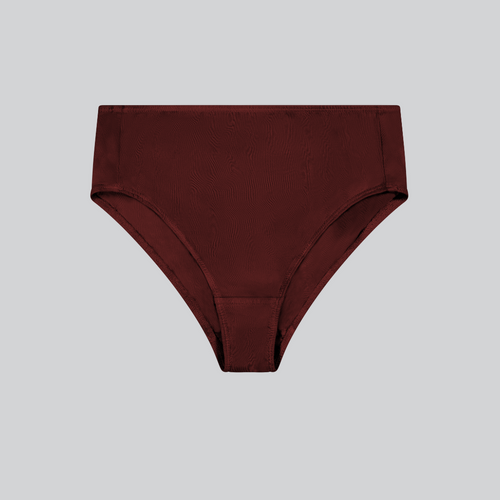 Compostable Organic Cotton High-Waist Brief