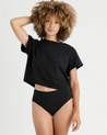 Compostable Organic Cotton High-Waist Brief