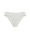 organic cotton brief heather gray organic cotton bikini underwear grey synthetic free plastic free underwear women's