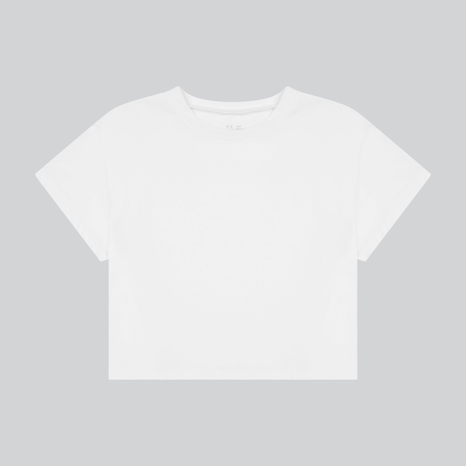 Plain white deals cropped t shirt