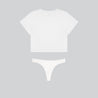 Organic Crop Top & Thong Set