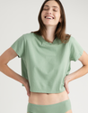 Compostable Organic Cotton Crop 'Crop' Top