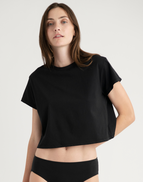 Compostable Organic Cotton Crop 'Crop' Top