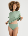 Organic Crop Top & High-Waist Set