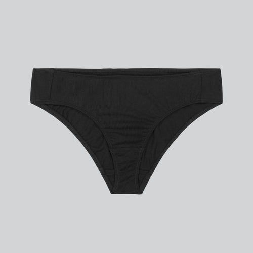 KENT womens 100% organic cotton underwear plastic free synthetic free  in black