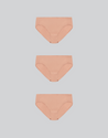 Hipster Trio ~ 3 Organic Cotton Underwear