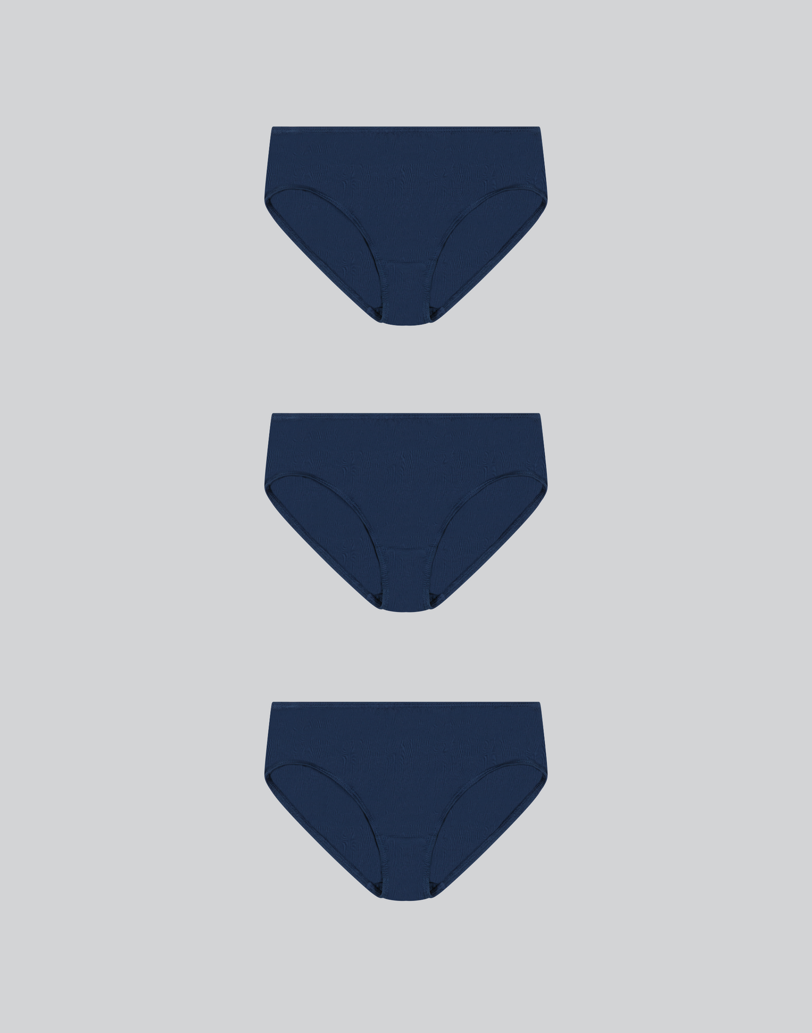 Women's Organic Cotton Multi Logo Hipster Briefs in Venice Blue