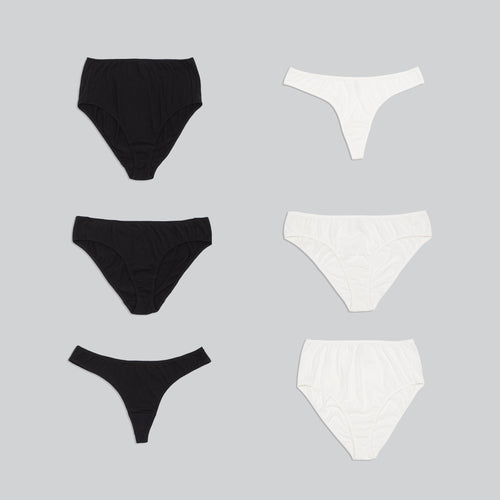 organic cotton plastic free synthetic free underwear for women