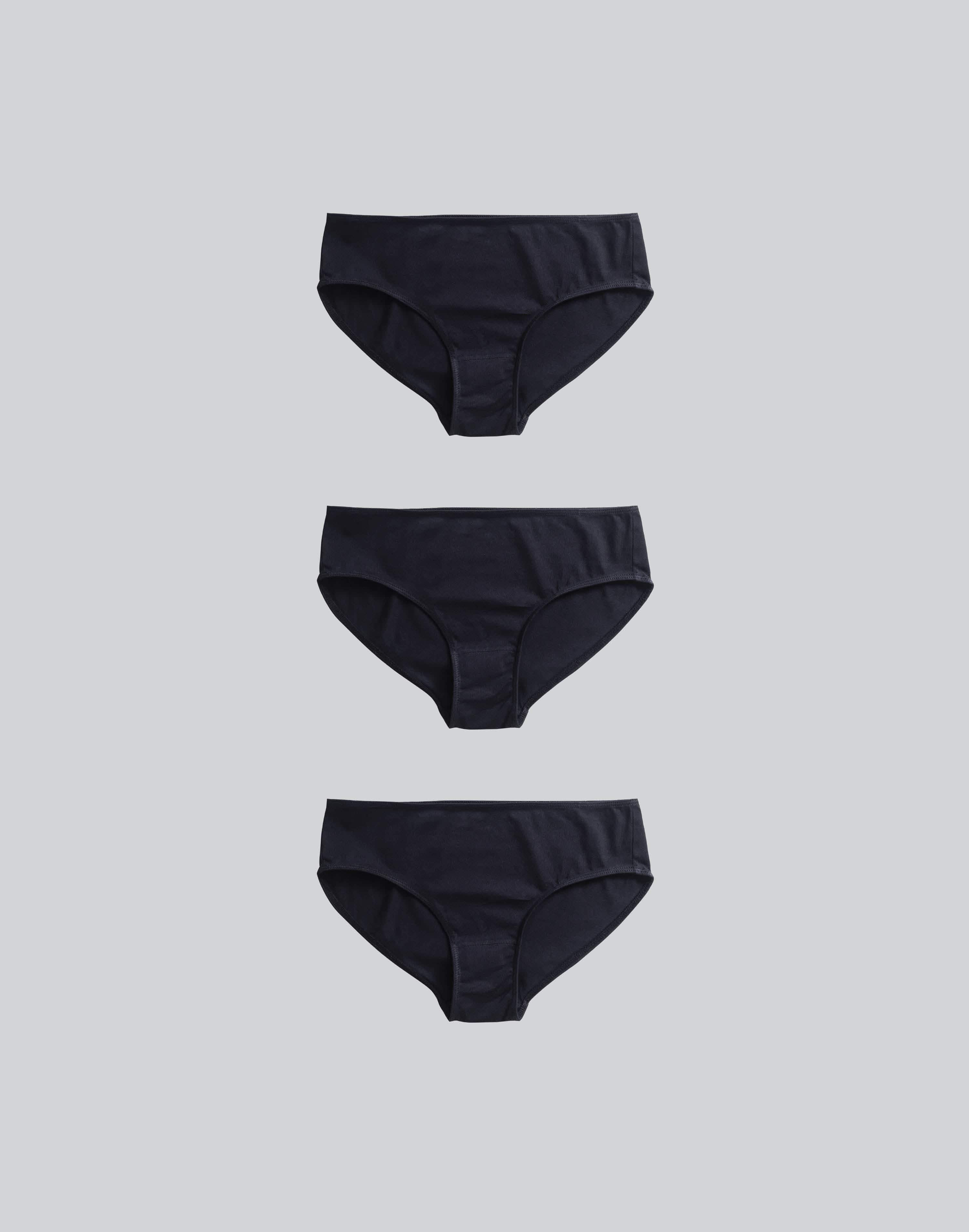 Hipster Trio ~ 3 Organic Cotton Underwear
