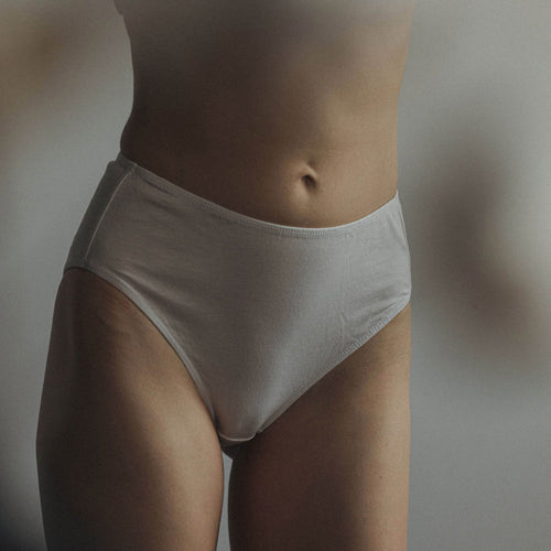 organic cotton high waisted underwear