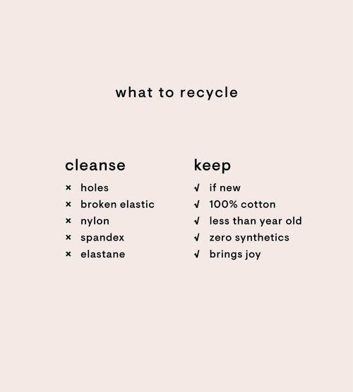 Recycle Club Shipping Label - KENT | super natural basics