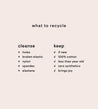 Recycle Club Shipping Label - KENT | super natural basics