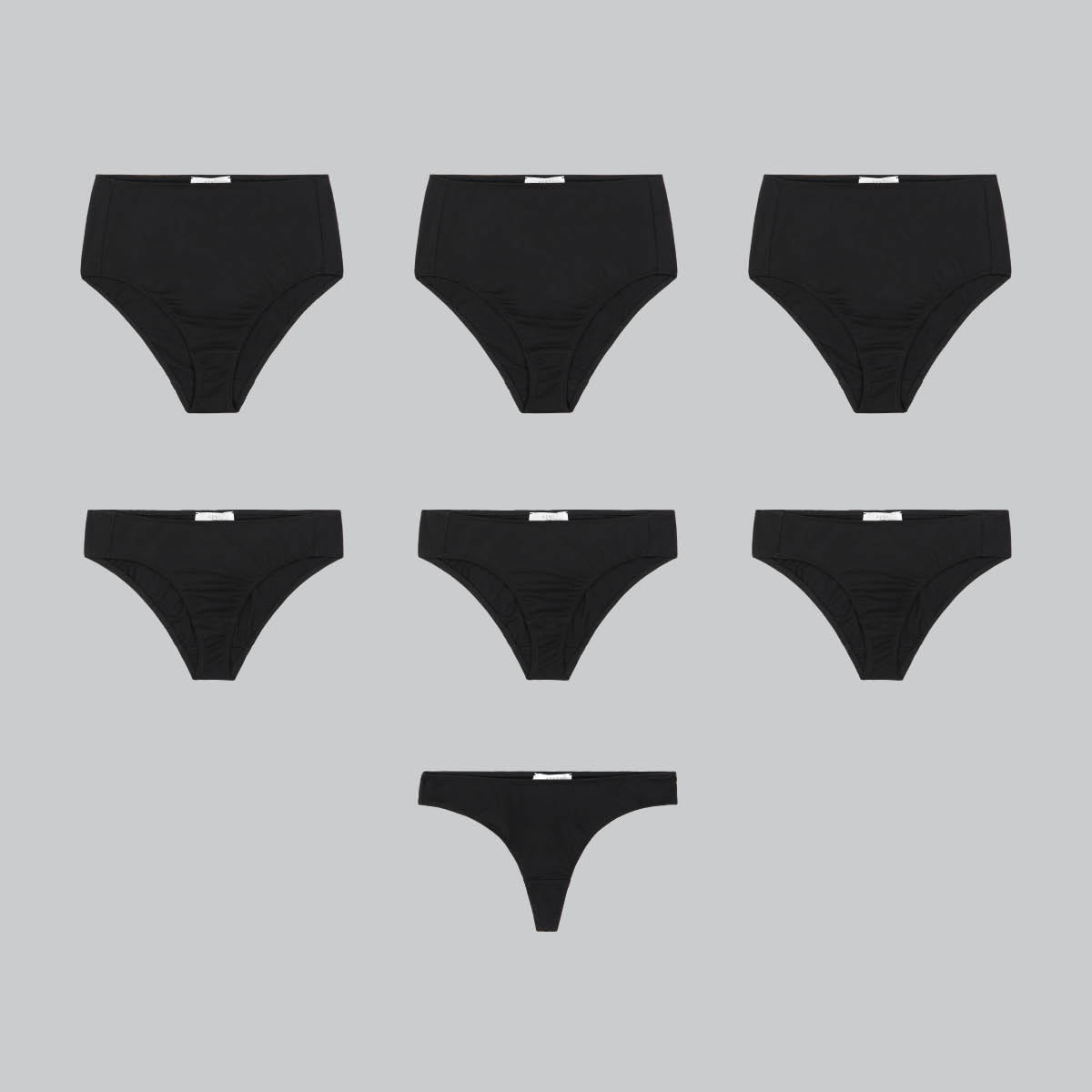 Full Week ~ 7 Organic Cotton Underwear