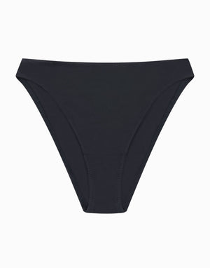 Organic cotton french cut underwear in Black, flat lay | KENT
